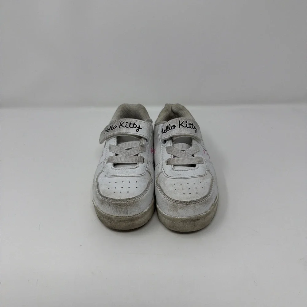 Hello Kitty White Slip On Toddler Tennis Shoes Sz 7 Pastel Cutesy